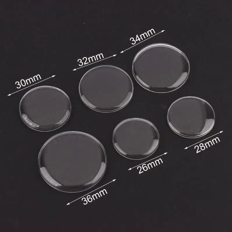 1PC 25-36MM Acrylic Round Watch Glass Replacement Transparent Cover Lens Repair Parts For Watchmaker DIY Tool