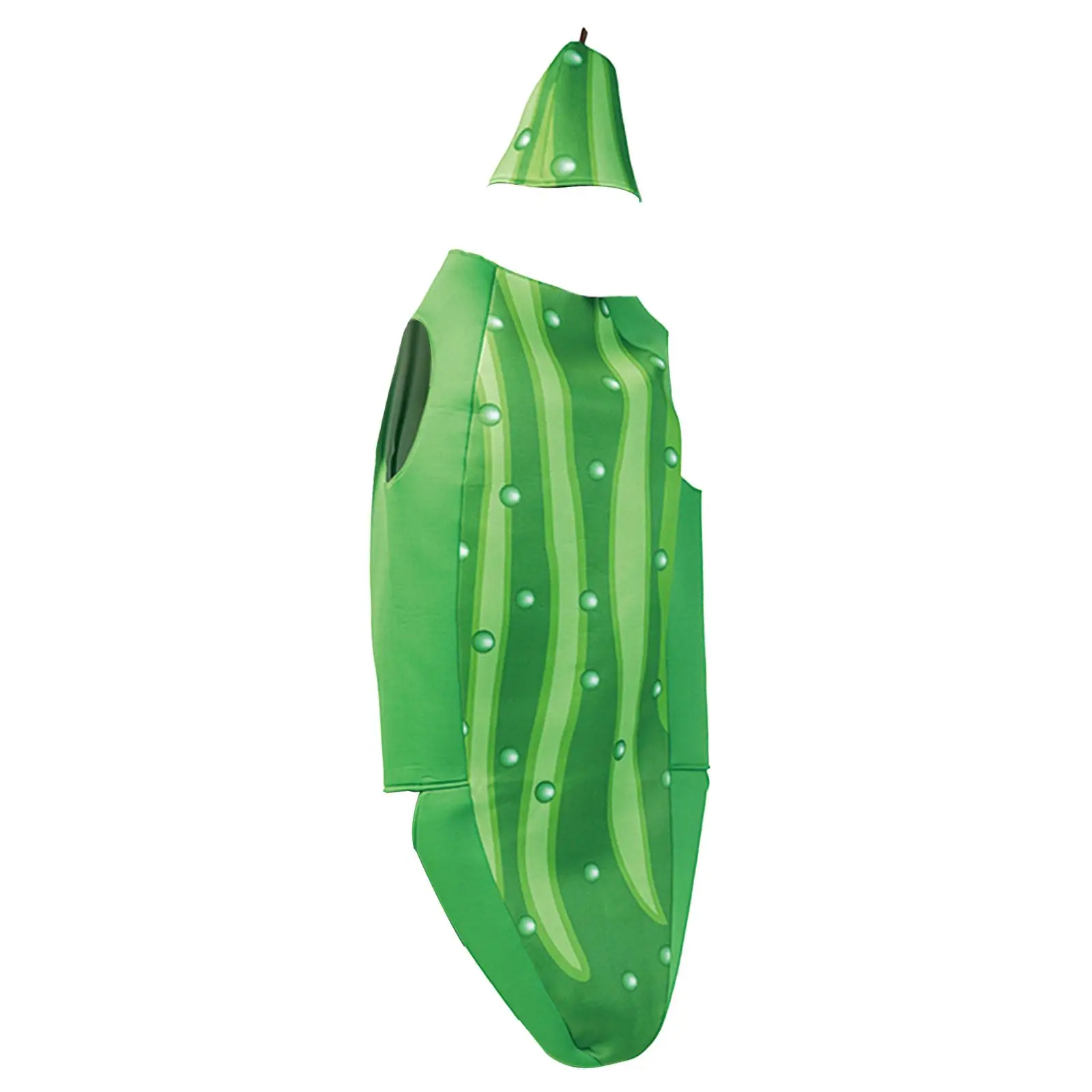 Cosplay Costume Cucumber Fancy Dress Party Comfortable Reusable Novelty Outfit For Men Women Carnival Portable Holidays