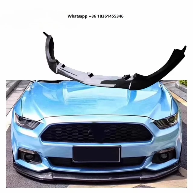

For Mustang S550 15-17 Upgrade Sweeney Style Body Kit Mustang Front Bumper Lip Carbon Sweeney Front Lip