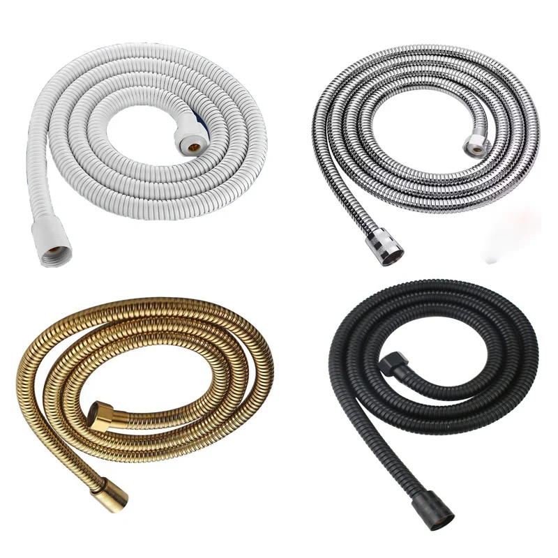 

1.5M/2M/3M Stainless Steel Flexible Shower Hose High Pressure Hose Extension Plumbing Pipe Pulling Tube Bathroom Accessories