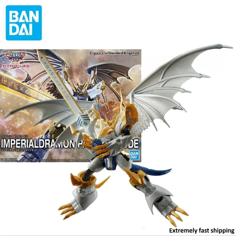 

In Stock Original Bandai Figure-rise Standard Amplified Digimon Adventure Imperialdramon（Paladin）Assembly Action Figure Anime