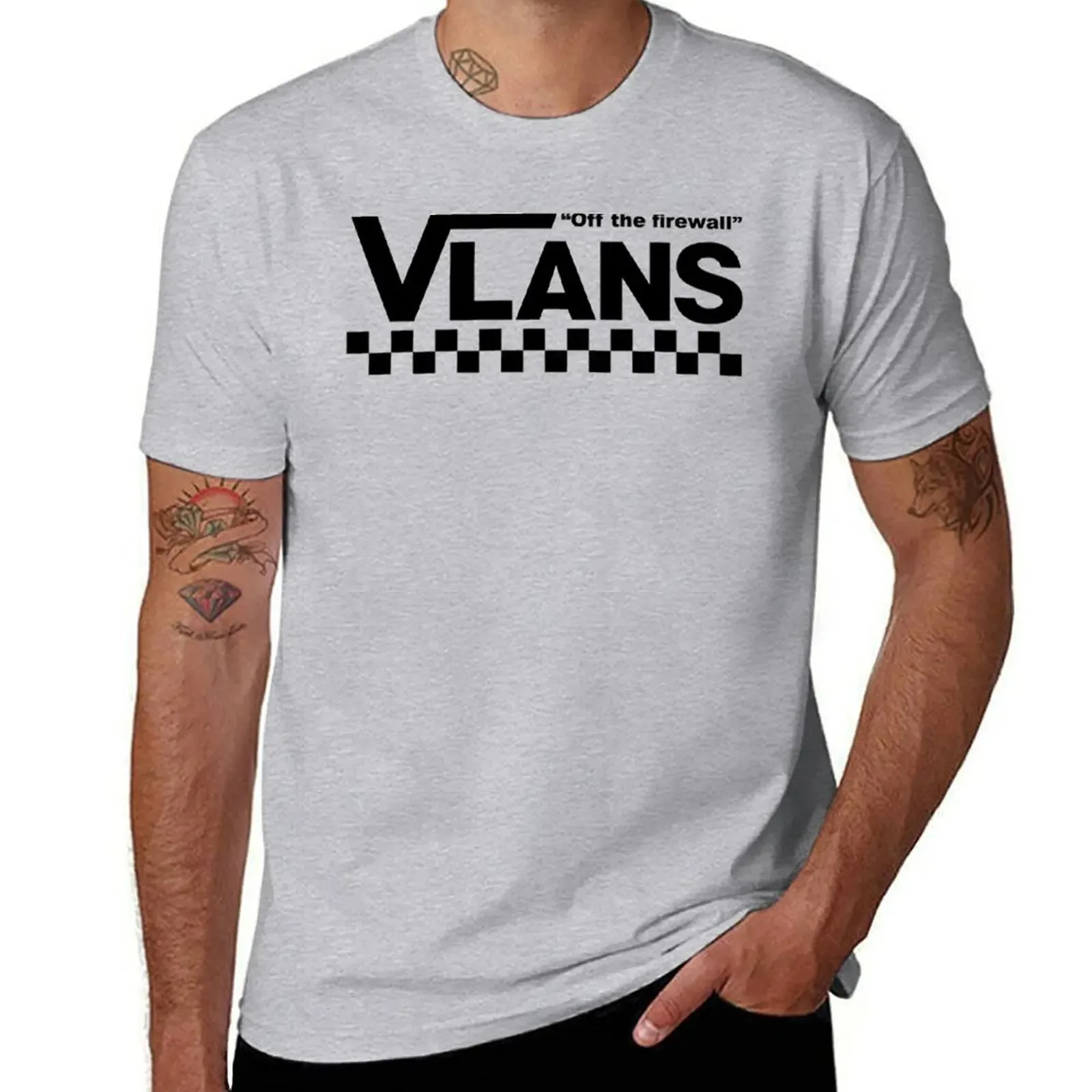 2024 Vlans Network Engineering Vlan Virtual Local Area Network T-shirt Plus Size Tops for A Boy Vintage Men Workout Shirt