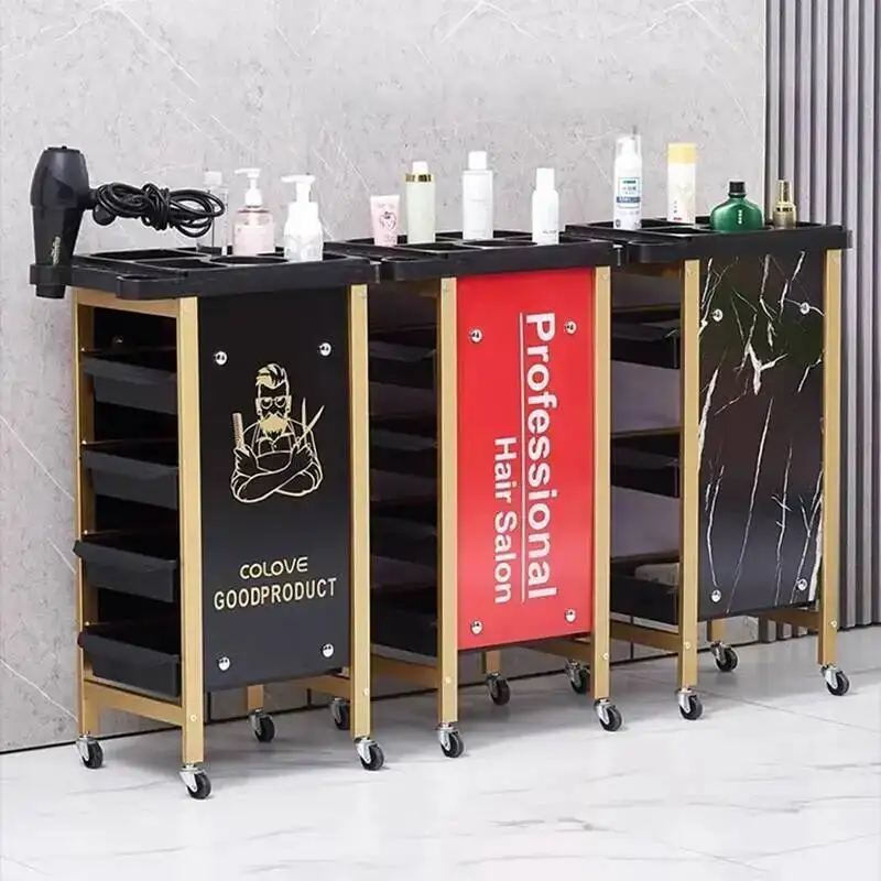Cart Trolley Serving Nordic Rolling Medical Storage Tray Aluminum Multifunctional Iron Auxiliary Muebles Belleza Aesthetics Hair