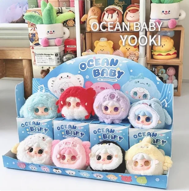 

Yooki Ocean Baby Series 6th Generation Mini Plush Pendant Blind Box Decorative Doll Mystery Box Girl Surprise Gift