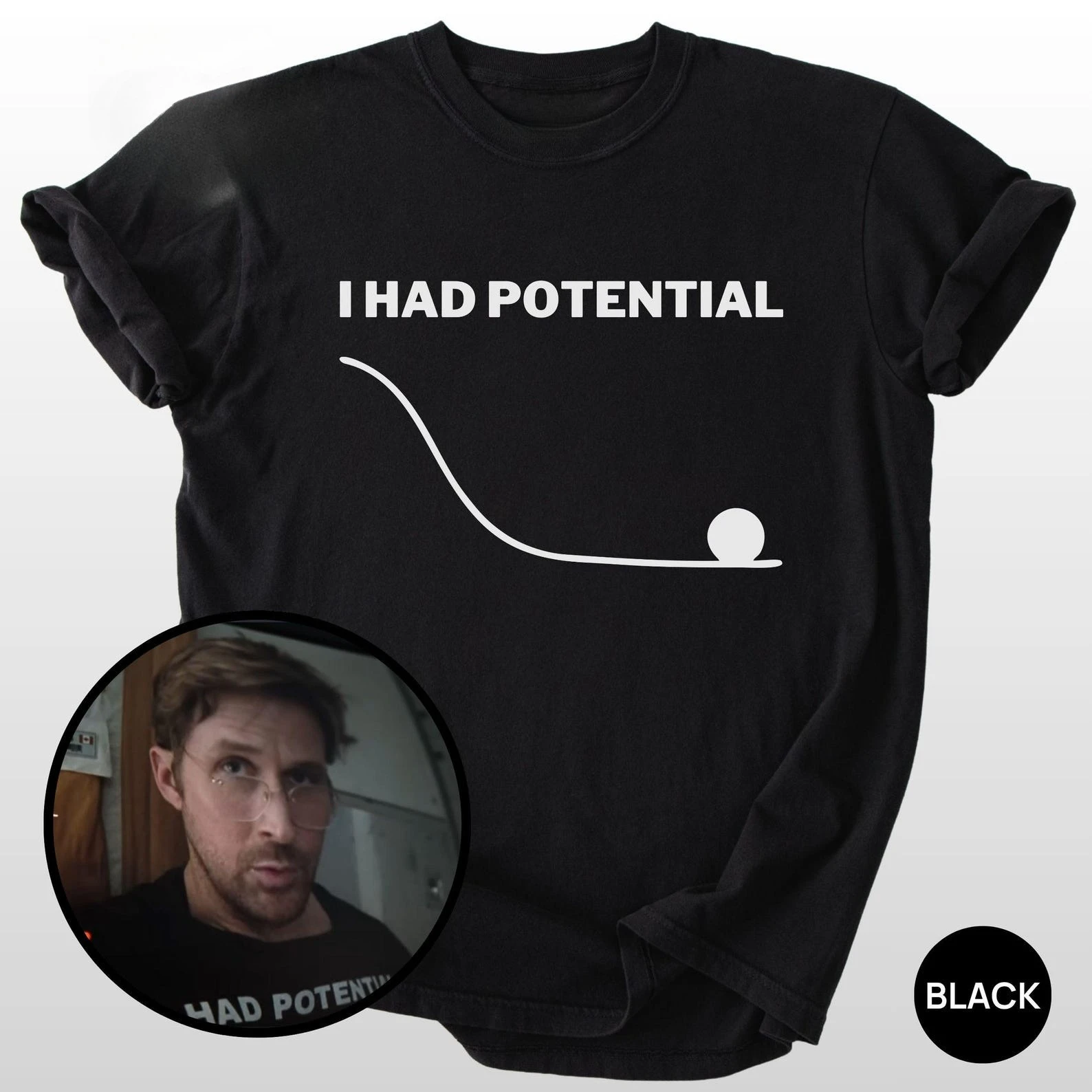 T-shirt Dr Grace's I Had Potential Project Hail Mary Jazz Hands, Cadeau scientifique amusant, T-shirts pour enseignants, Hauts en coton, Vêtements pour hommes