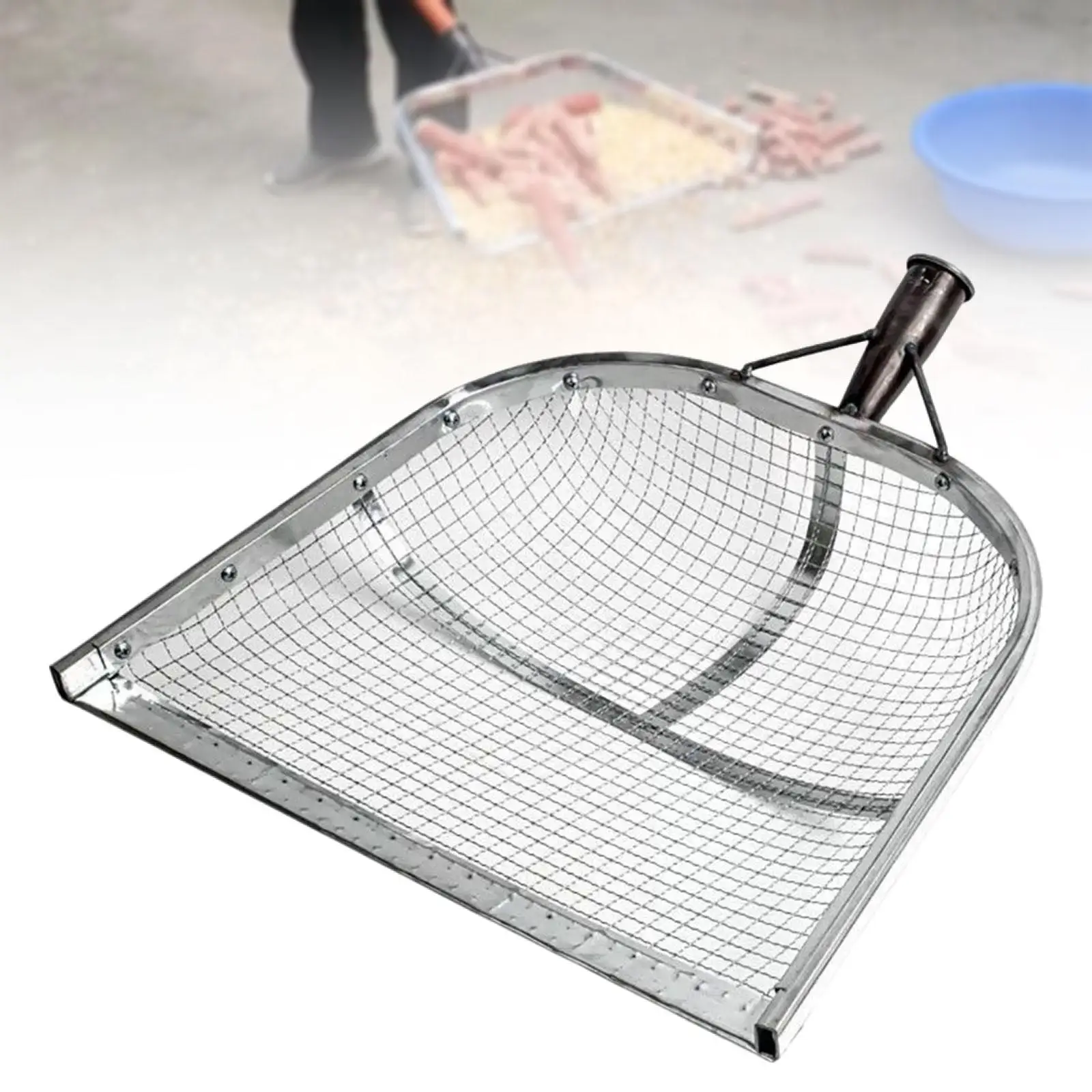 Soil Sifter Agricultural Filter Compost Planting Garden Sieve Soil Shovel