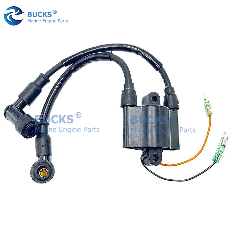 33410-94400 Ignition Coil Assy For Suzuki Outboard Motor: DF DT 9.9HP 15HP 40HP  Replaces 33410-92L10/92L11 6G1-85570-00