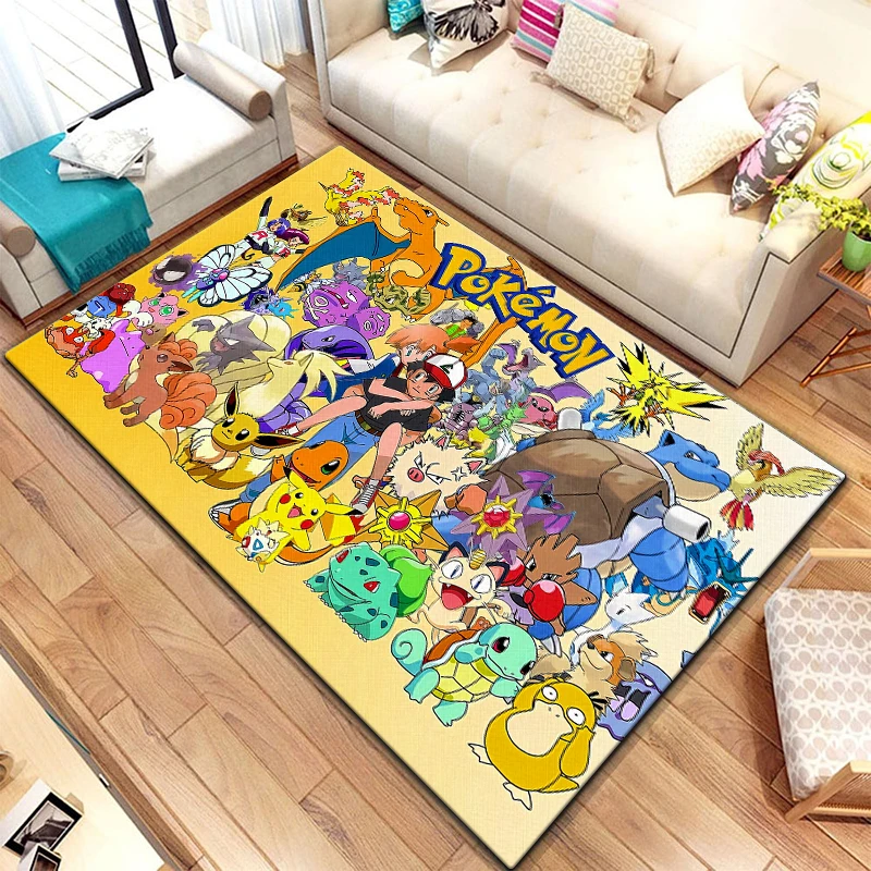 Pokemon Carpet, Living Room Bedroom Floor Mat Kitchen Mat Bedroom Mat,bedroom Decor Birthday Gift Yoga Mat,bedroom ,area Rug