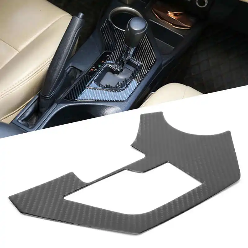 Carbon Fiber Gear Shift Panel Cover Frame Interior Decor Paste Fit for Toyota RAV4 2015 2016 2017 2018 2019 New Arrivals