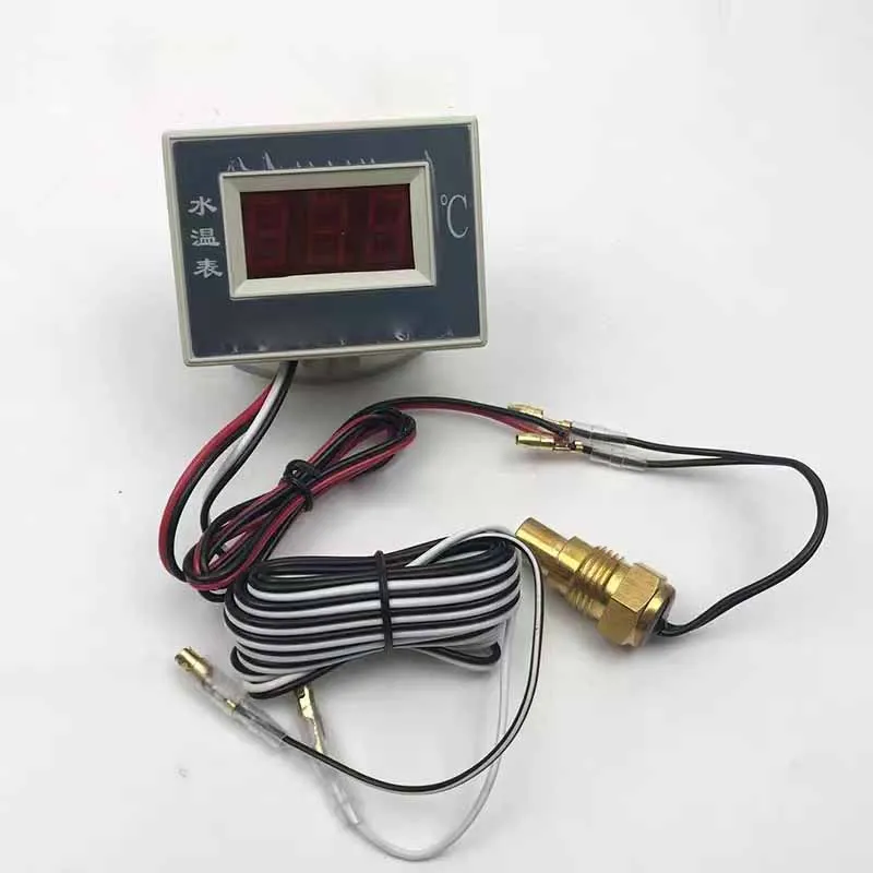 

Excavator for Doushan DH DX 220-5 225-7 Water Temperature Sensor LCD Digital Direct Water Temperature Gauge