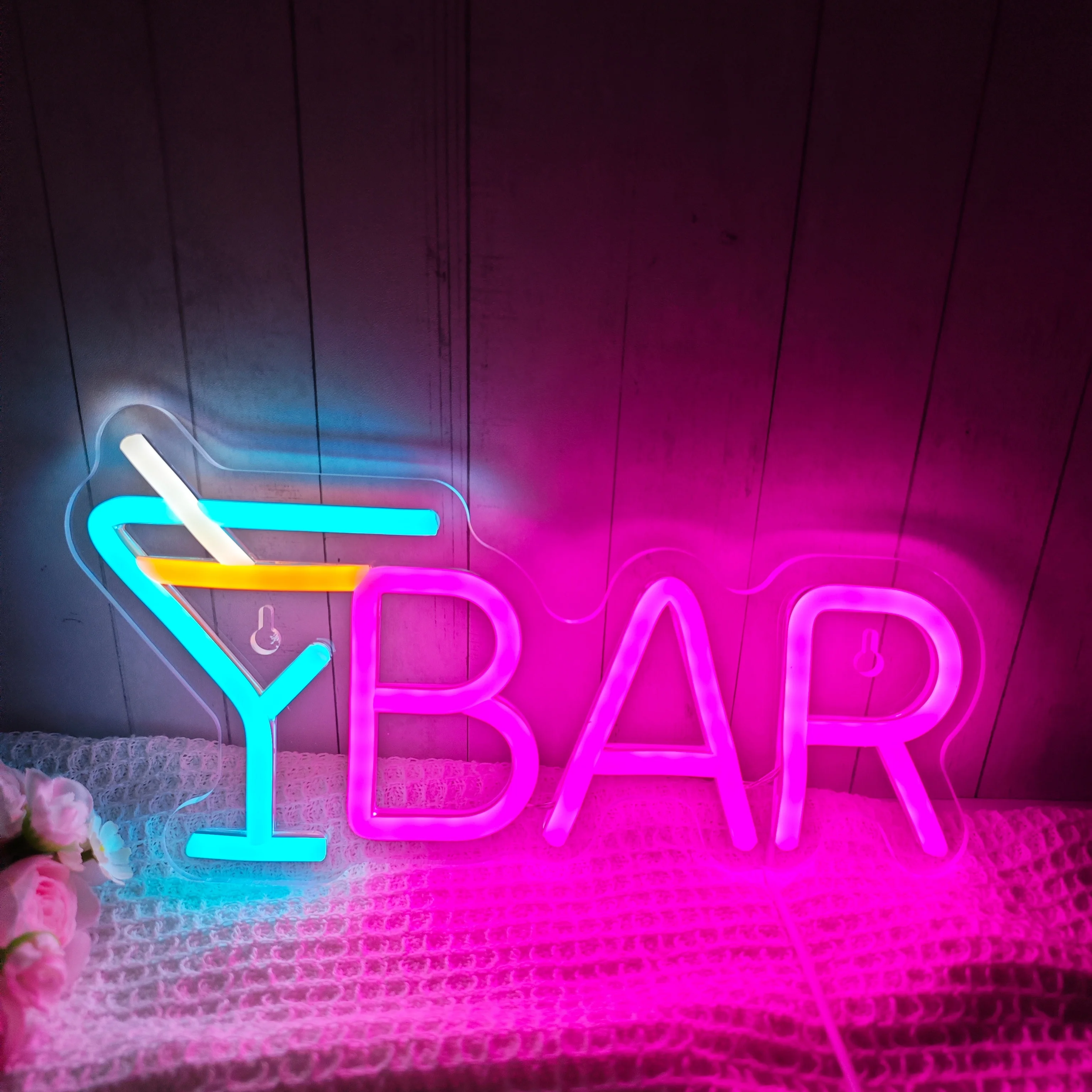 Bar Neon Signs for Wall Decor Led Bar Lights for Bedroom Room Decor Aesthetic Suitable for Living Room Bistro Man Cave Party