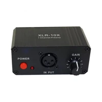 GHXAMP-preamplificador de audio equilibrado, amplificador de micrófono dinámico, interfaz XLR de un solo canal, NE5532 DC5V-12V