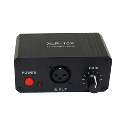 GHXAMP Single Channel XLR interface balanced audio Preamplifier Dynamic Microphone Amplifier NE5532 DC5V-12V