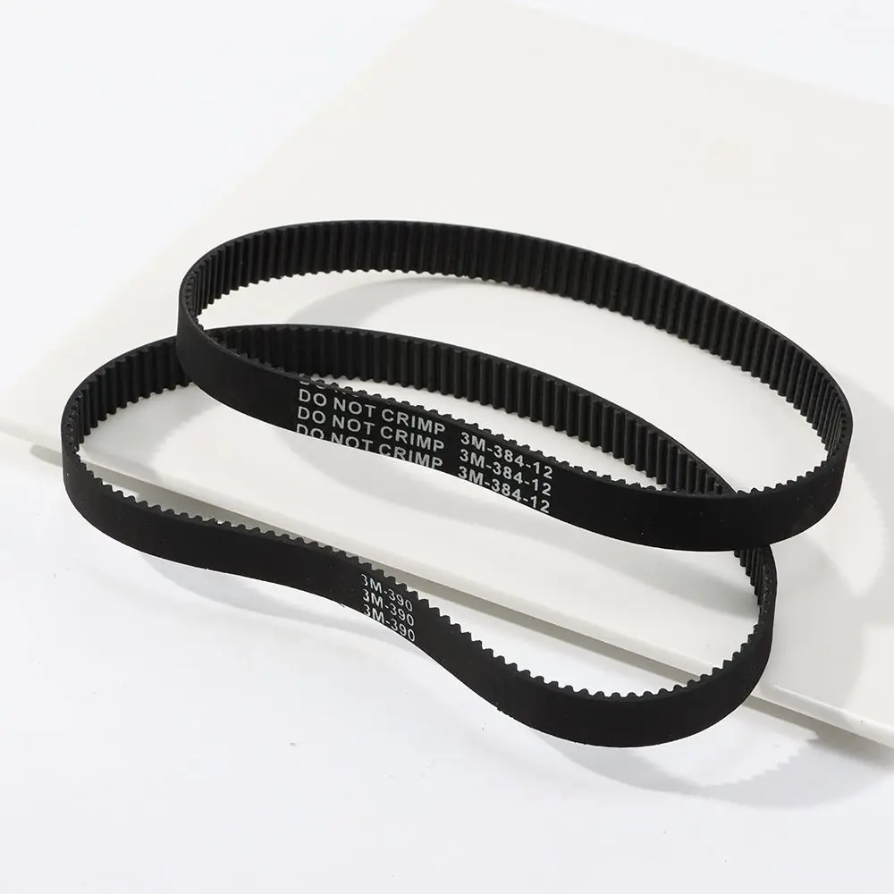 Black HTD 3m-384-12 3m 384 12 Timing Belts Transmission Belt Drive Stripe Rubber Electric Scooter Belt