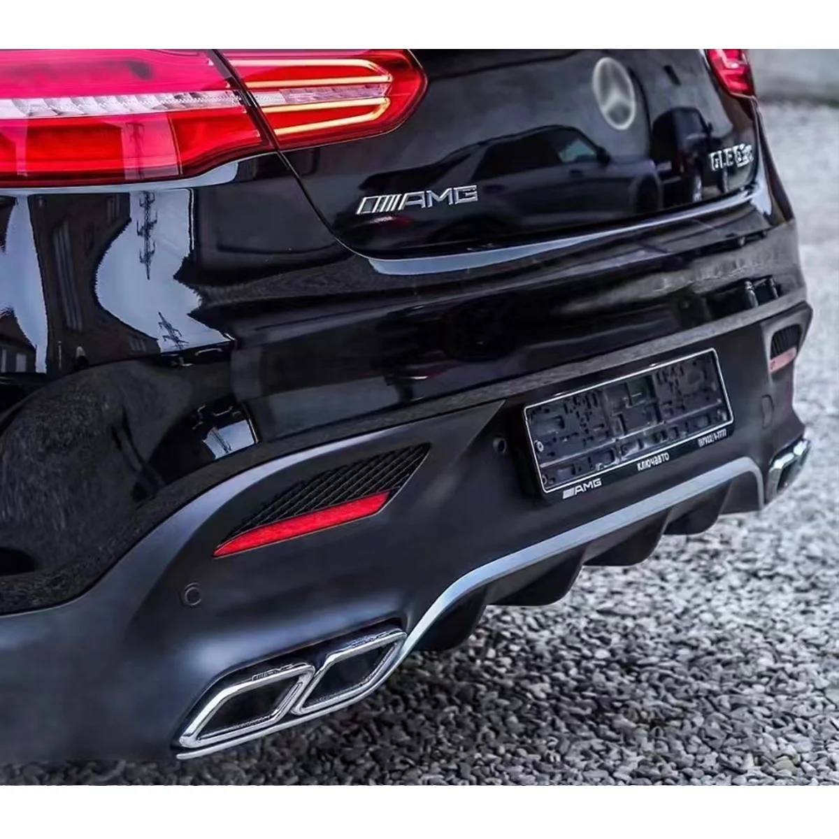 

Car Bumpers for Mercedes benz GLE Coupe W292 C292 2015 2016 2017 2018 2019 Year Facelift GLE63 Coupe Model with Bumpers Grilles