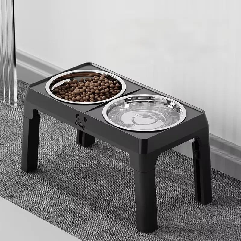 Anti-tipper Height-adjustable and Adjustable Feeding Bowl for Dogs for Large-sized Dog Bowl Pet Dish