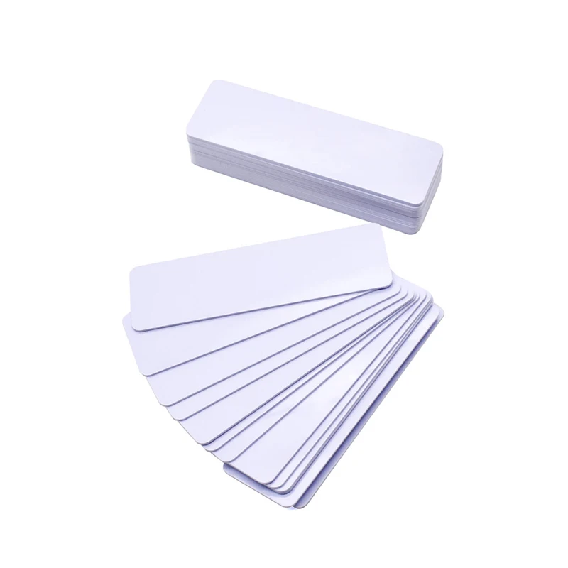 

100pcs a lot Manufacturer Supplier Thickness White Plastic PVC Blank RFID Card