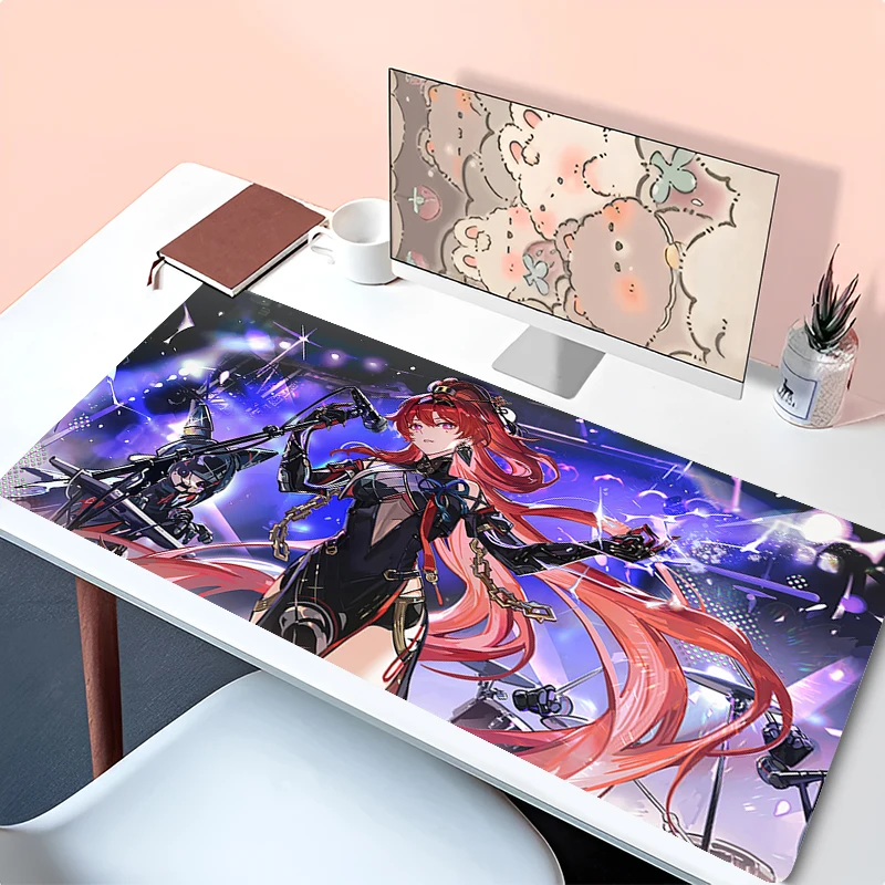 

Yinlin Wuthering Waves Mouse Pad Laptop Gaming Accessories Mousepad Kawaii Anime Girl Desk Mat PC Gamer Cabinet XXL Keyboard Rug