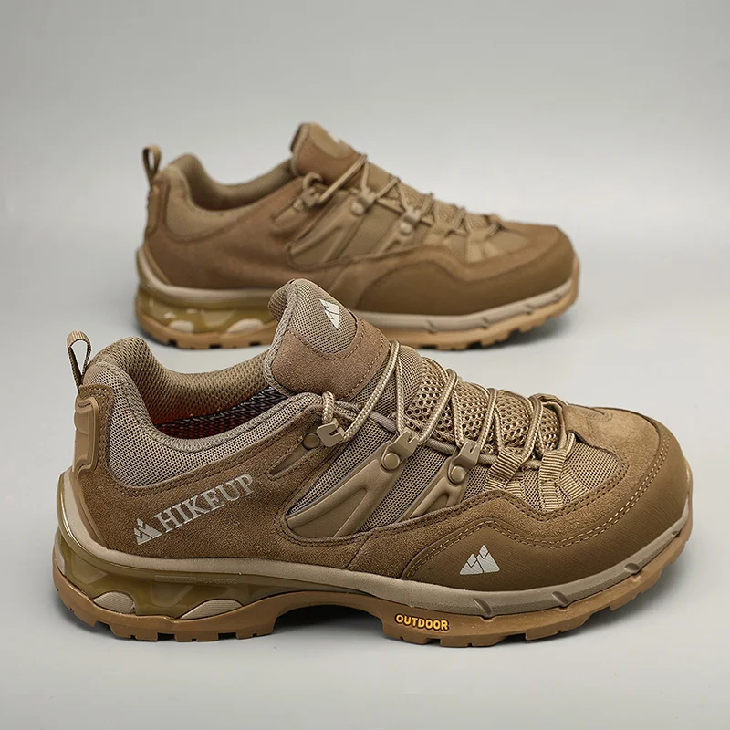 

Men's Hiking Boots Outdoor Shoes Lace Up Non-slip Casual Hiking Boots Comfortable Soft Sole Hiking Shoes