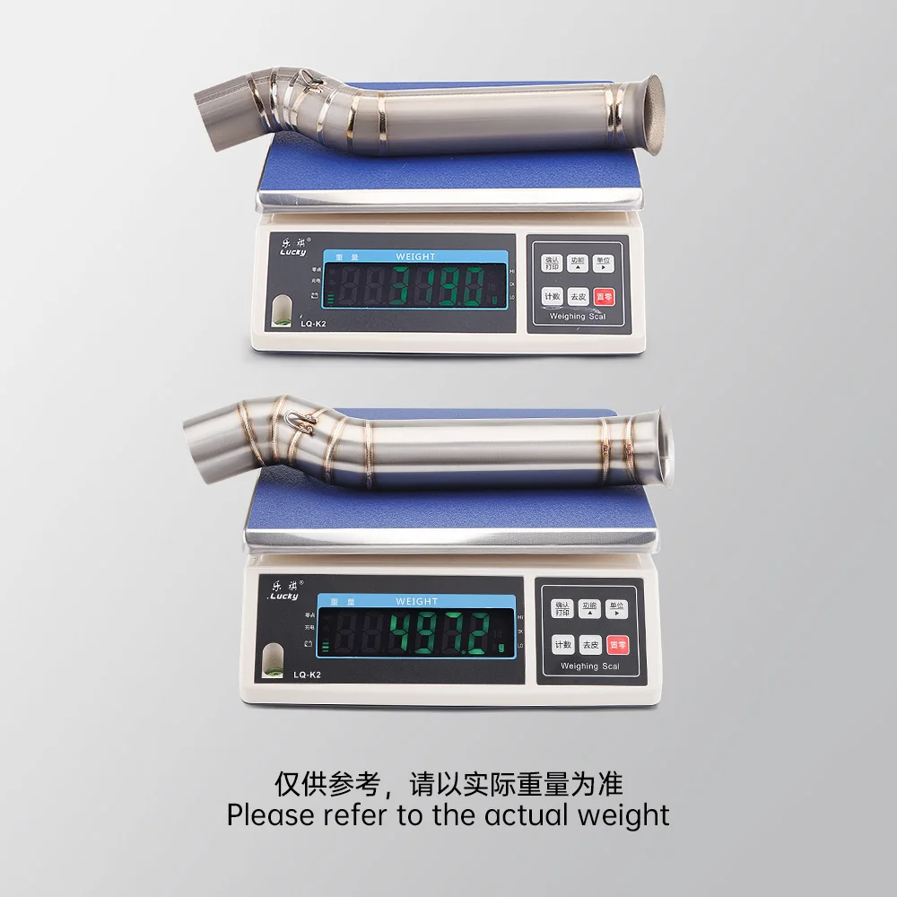 ل 800MT MT-800 منتصف وصلة PipeMid وصلة الأنابيب الانزلاق على 51 مللي متر أنبوب العادم ل كاتم صوت الدراجة النارية 2021-2024