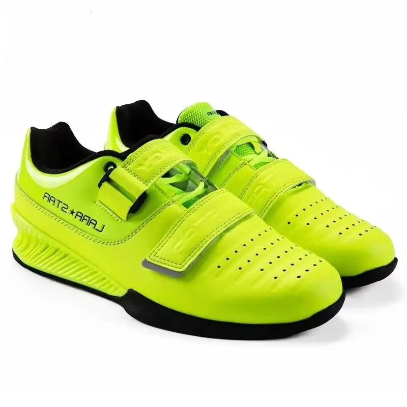

2026 LARA STAR Hook Loop Professional Male Powerlifting Shoes Non Slip Squat Fpr Men Women Gym Bodybuilding Lifting Sneaker