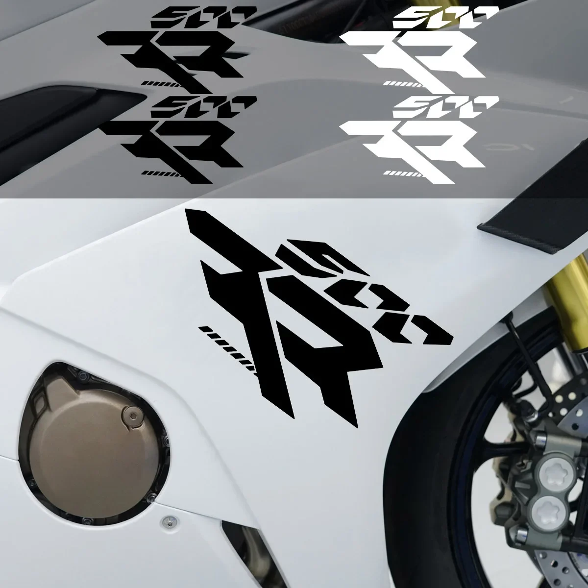 

2pcs ZXJC 500RR/550RR Sticker Set | Create Style Aerodynamic Racing Decal Durable Vinyl For Motorcycle Protection