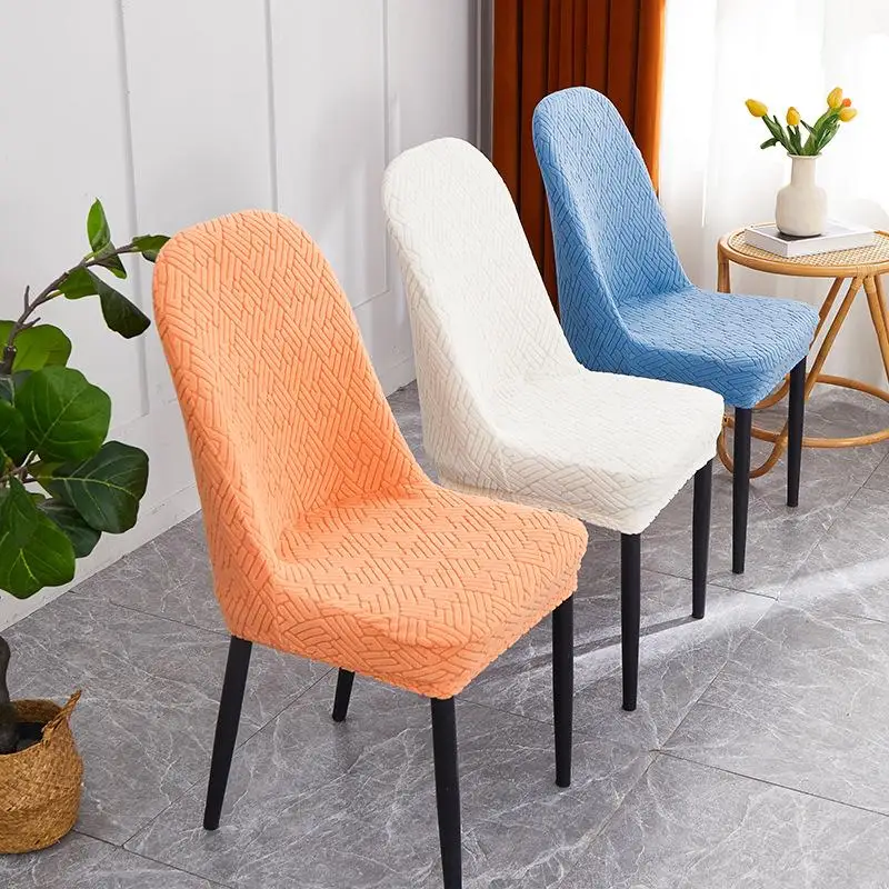 Fleece Thickened Connected Elastic Hotel Restaurant Chair Cover, Anti Fouling Chair Cover, Chair Cover