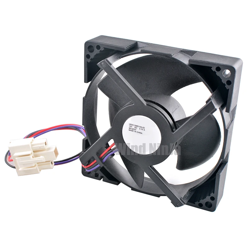 Ventilador de refrigeración para refrigerador y congelador, U92C12MS7BA3-52, 9,2 cm, 92mm, 12V, 0.10A