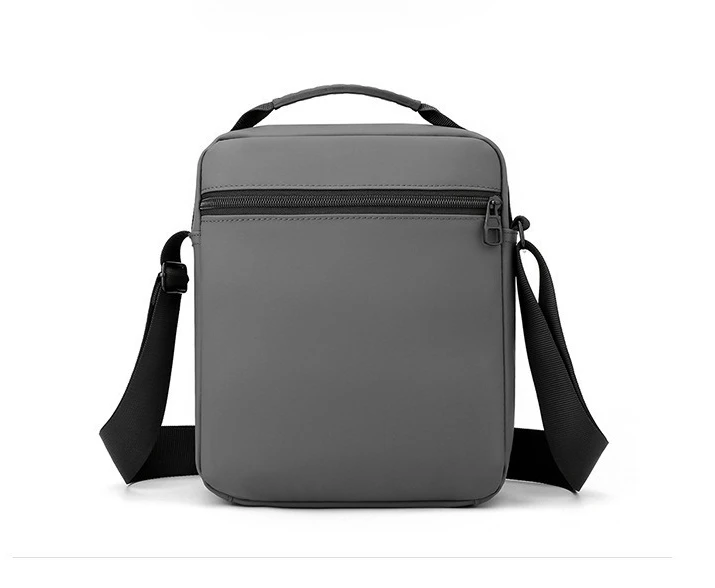 New Minimalist Men's Single-shoulder Bag, Outdoor Casual Crossbody Bag, Multi-layered Waterproof Large-capacity Crossbody Bag