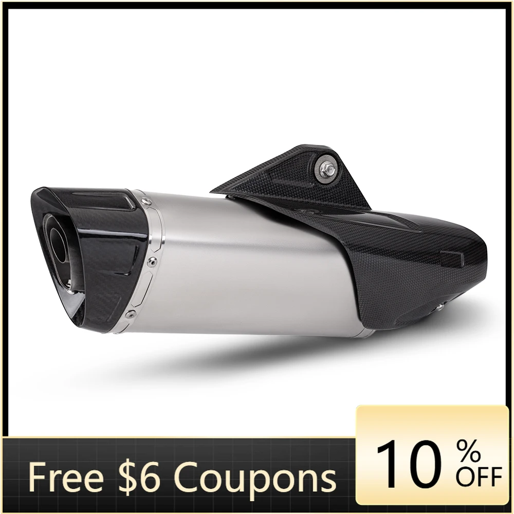 

STLF R1 AK M1HAPLT Motorcycle High Performance Muffler 51mm Universal Motorcycle Exhaust M1 Muffler Carbon Fiber