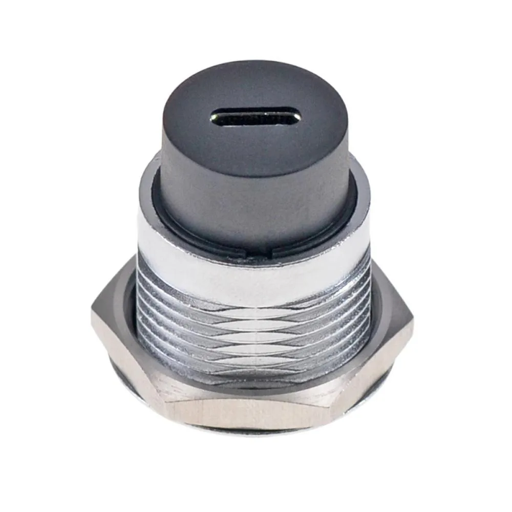 1PCS Convenient Mounting Threaded Type-C Socket Double Pass Extension Transmission Female Connector Panel Mounting Socket