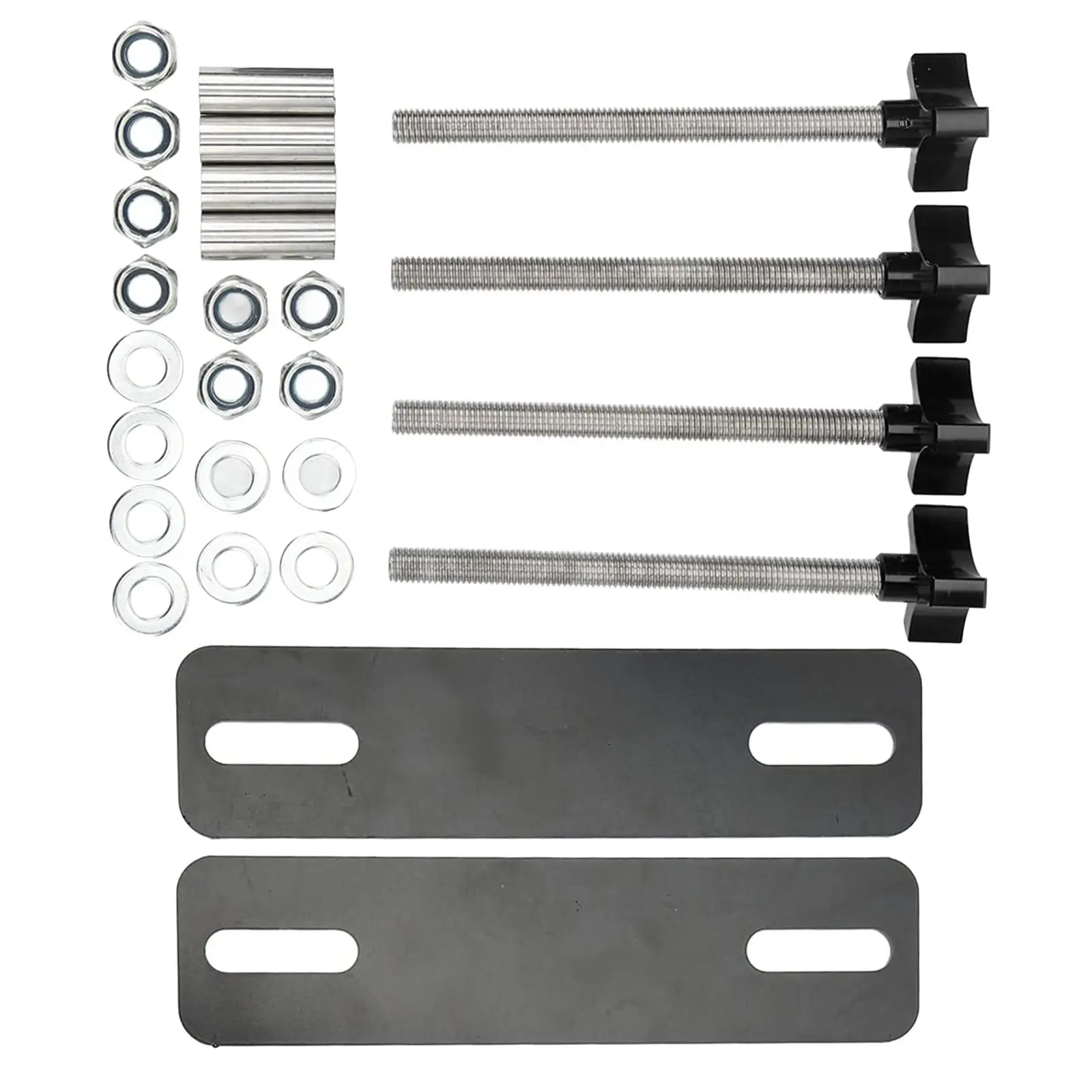 Sturdy Steel Universal Mounting Pins Kit Heavy Duty Holder for Vehicle Traction Recovery Tracks