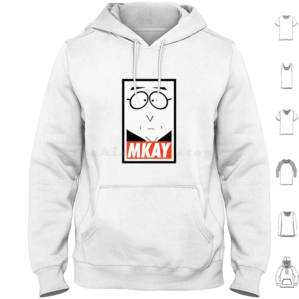 Mkay sudaderas con capucha de manga larga divertido Cartman Kenny Eric Cartman Park Kyle South dibujos animados Stan Marsh Butters Eric Randy Tv