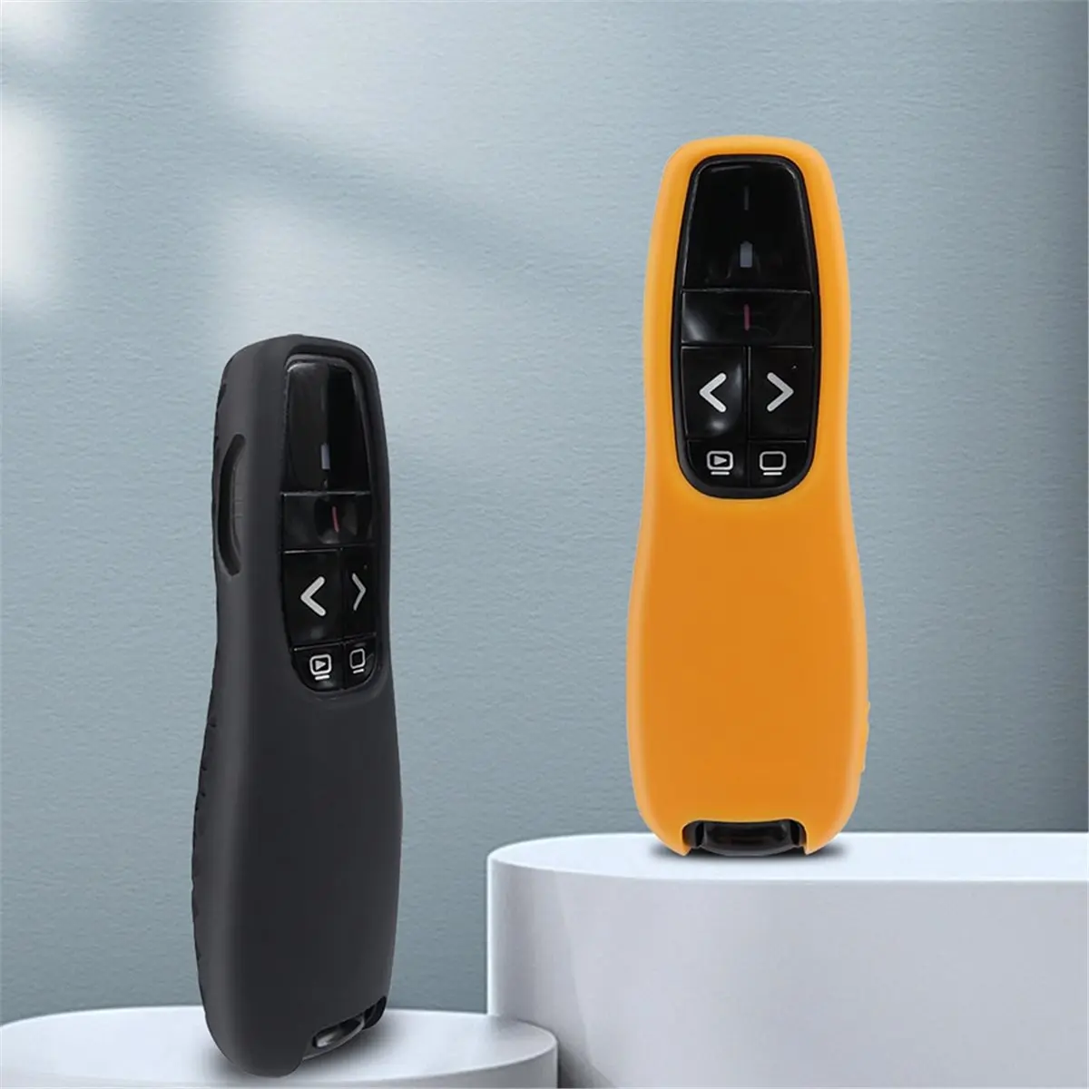 Shockproof Silicone Cover for R800 Presentation Pen with Anti Slip Grip and Multiple Color Options Black