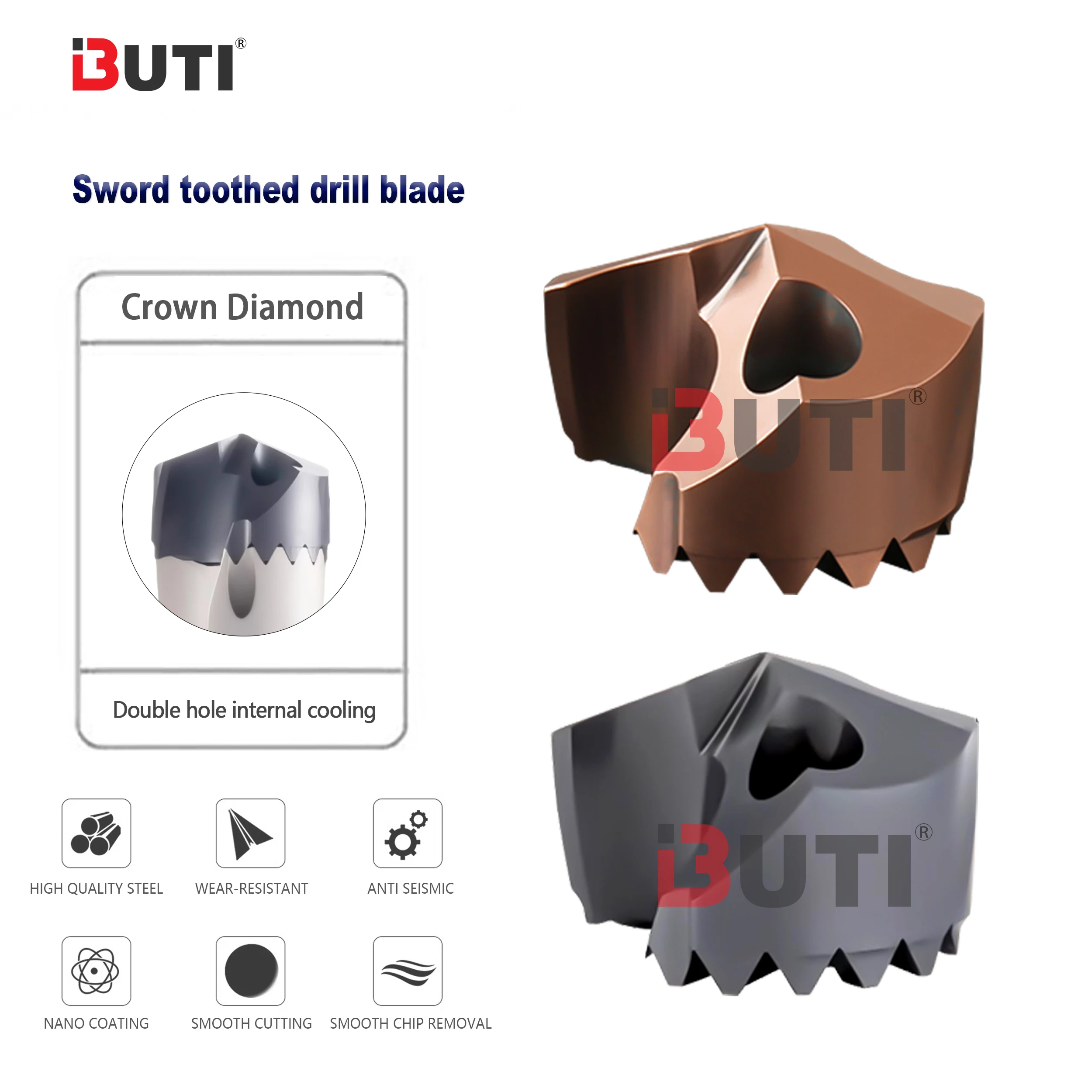 

Little Ant Cutting Tool Crown Diamond Blade 10.0 12.0 13.5 19.9 24.6 25.8 CNC Quick Violence Drill Carbide Inserts Turning Tool
