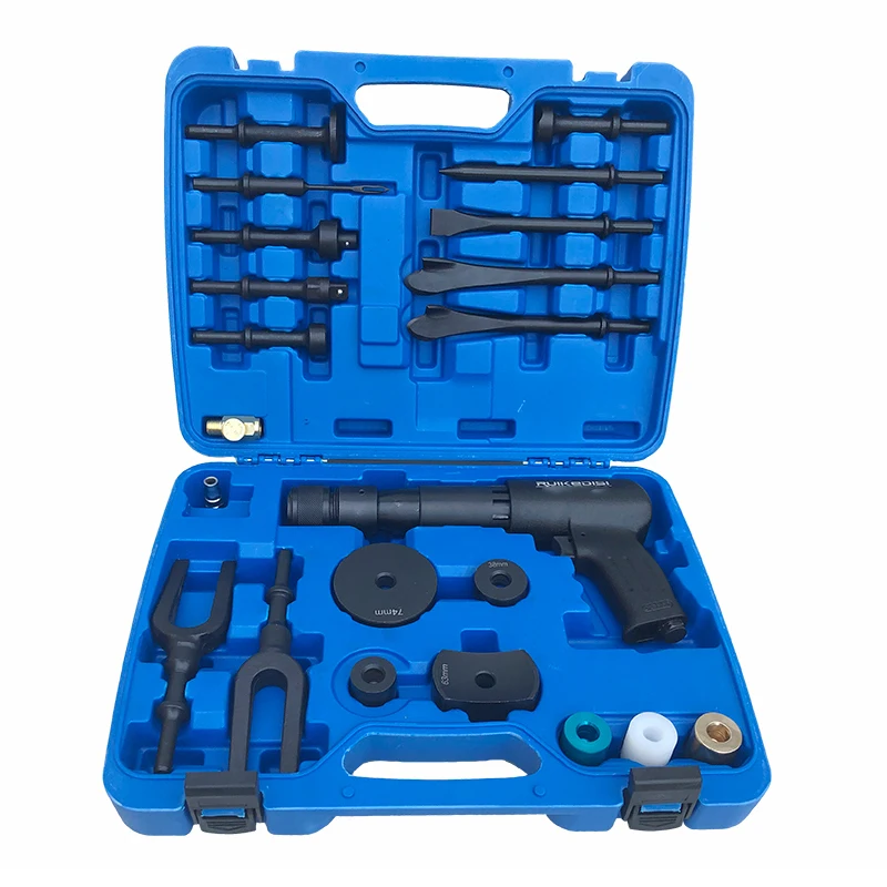 Articulação Pneumática do Disjuntor de Concreto Auto Repair Tool Removedor Cinzel de Ponto Plano Kit de Martelo de ar Plano Garfo de Separação