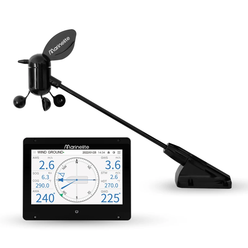 

Narine wind instruments marine anemometer system wind speed and direction weather station