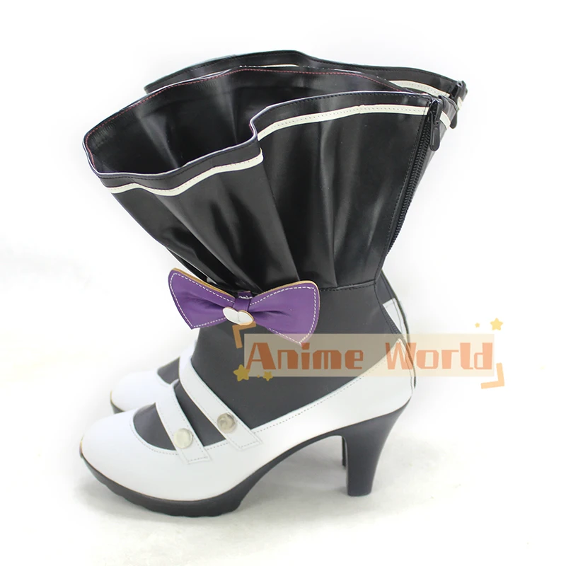 Jogo azul arquivo shirasu azusa cosplay sapatos halloween mulher sapatos feitos sob encomenda