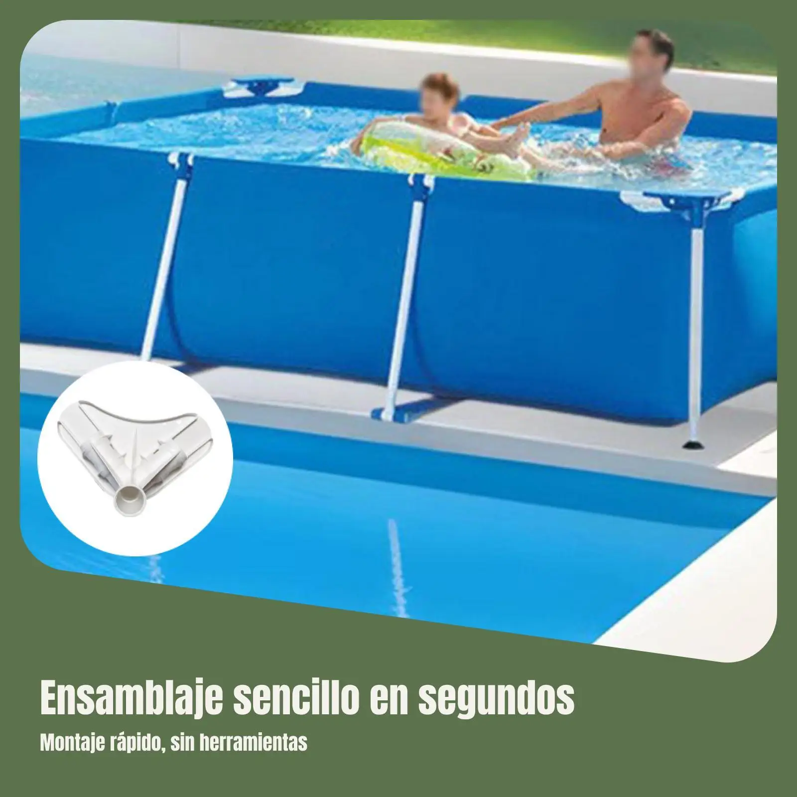 Practical Pool Frame Corner Bracket Robust Adapter Joint for Frame Pools Rectangular Ground Pools