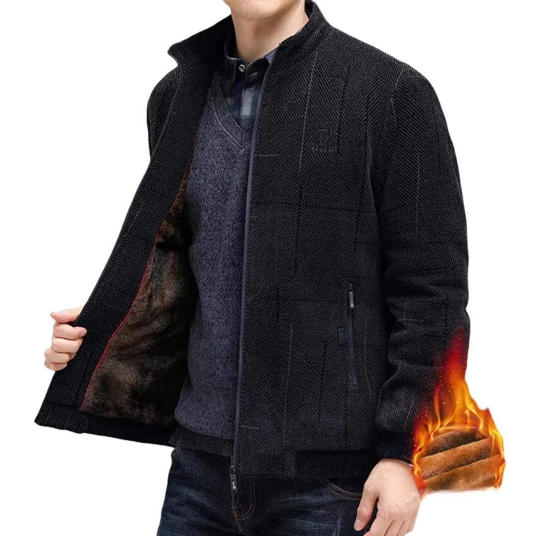 

ManThermal Coats Men Thicken Windbreaker Down Padded Jacket Clothing men Winter fleece coats Men Parkas