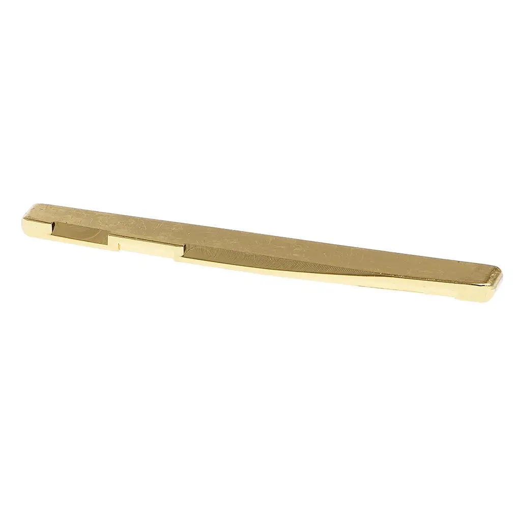 

Brass Acoustic Guitar Saddle Replacement Folk Guitar Bridge String Instrument Accessories for Acoustic Folk Guitar