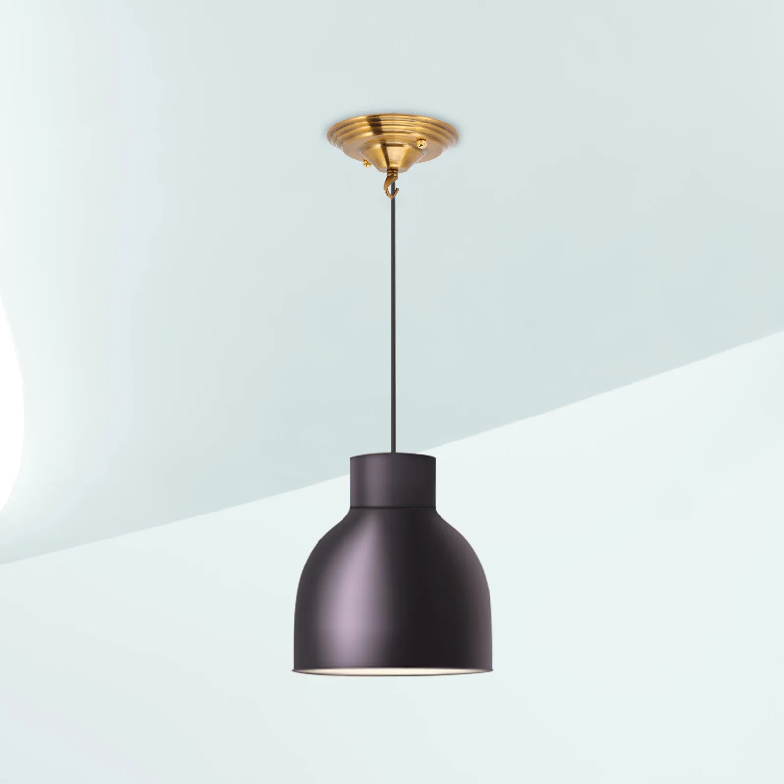 Chandelier Hook Ceiling Cover Plate Iron Strong Pendant Light Canopy Kit for Hallway Cafe Living Room Bar Restaurant Lighting