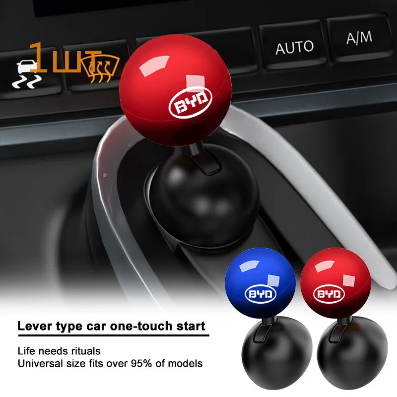 Creative Game Pull Lever Start Stop Car One Touch Start Button Protective Cover For BYD F3 I3 F0 F6 S6 S8 E5 E6 G3 G6 L3 S7 M6