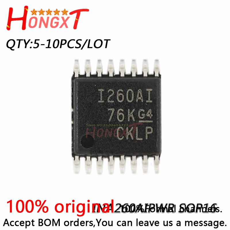 5-10PCS 100% New INA260AIPWR INA260AIPW INA260AI I260AI SOP-16.Chipset