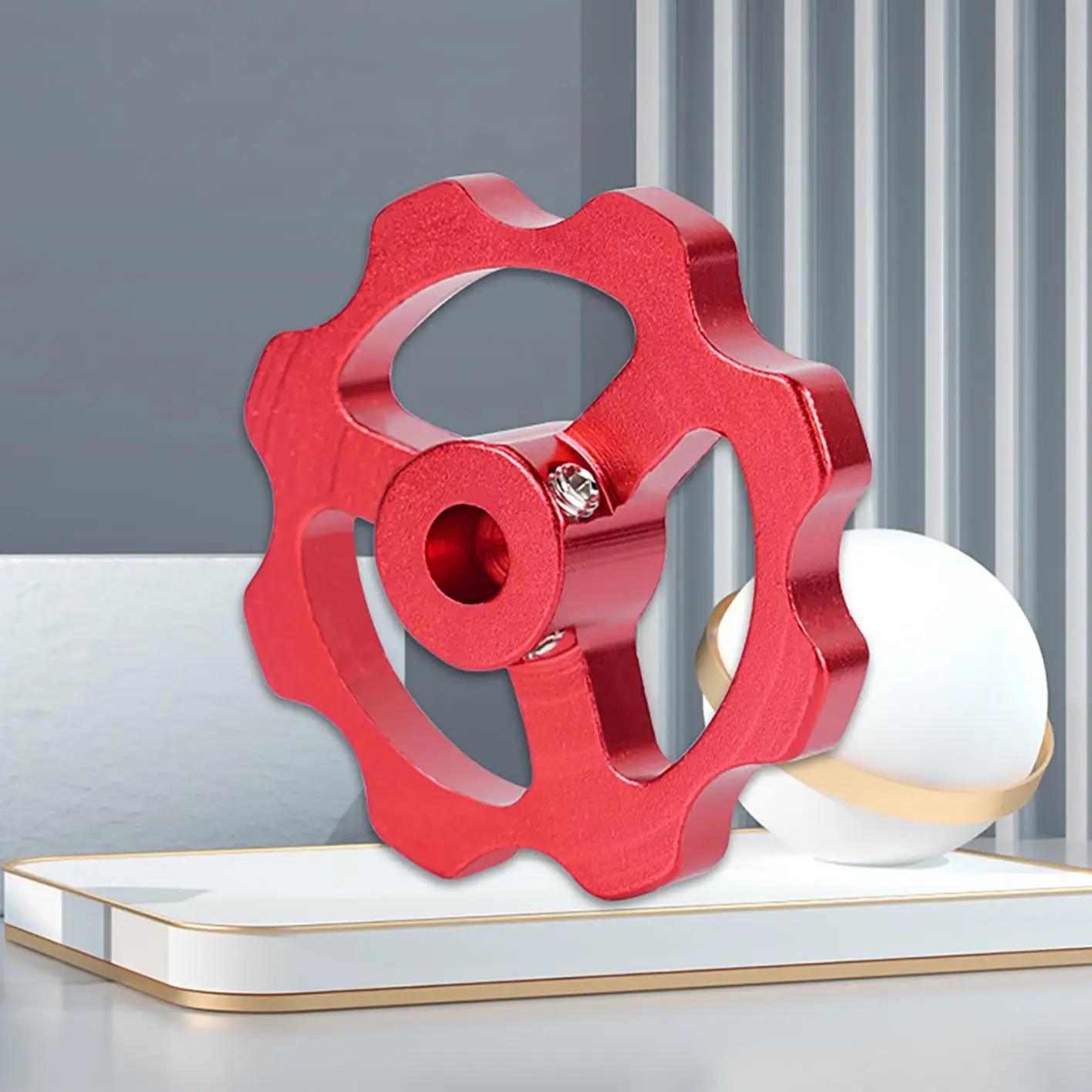 3D Printer Parts Aluminium Alloy Extruder Knob Hand Twist Nut Clamping Knob Manual Nuts Fit for Creality / Ender 3 / CR-10