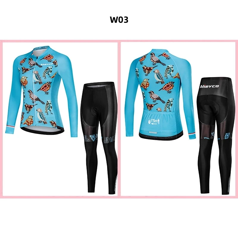 Frauen Radfahren Jersey Langarm Mtb Fahrrad Kleidung Fahrrad Radfahren Radfahren Set Quick Dry Ciclismo Ropa Bisiklet Kleidung Pro Anzug – Detail 17