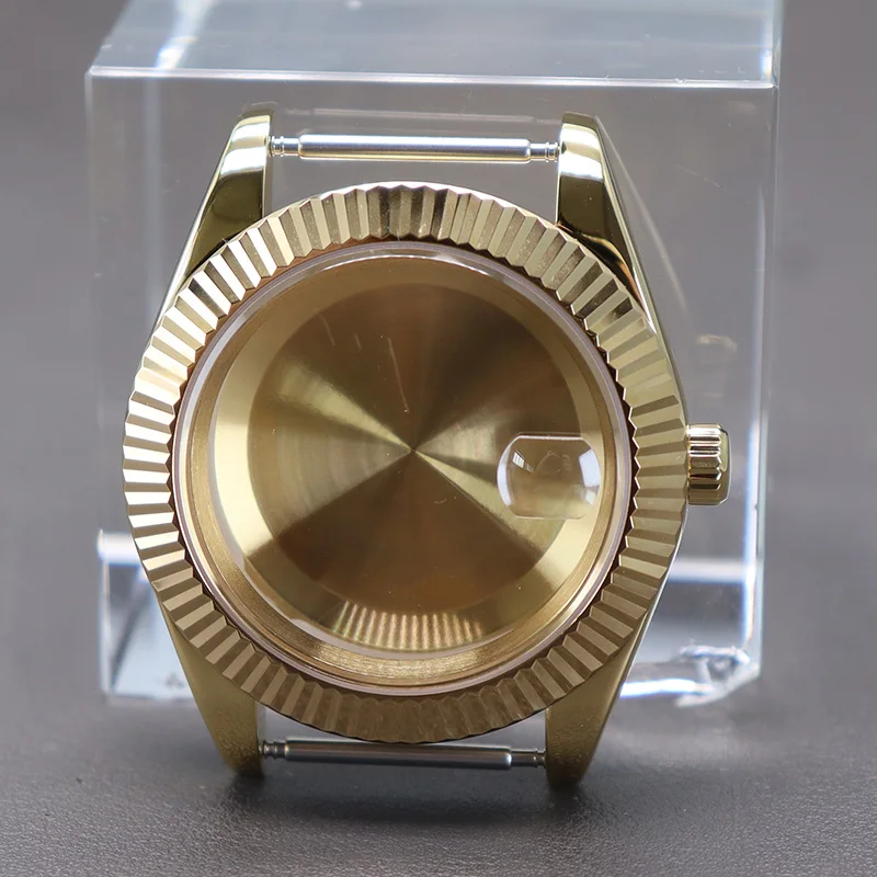 36mm 39mm Uhrengehäuse Saphirglas für Datejust SK Style Gehäuse NH34 NH35 NH36 NH38 NH70 NH72 4R36 Miyota8215 Mingzhu2813 ETA 2836 Uhrwerk