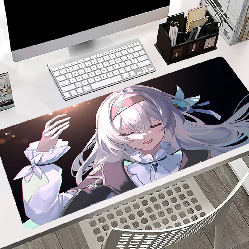 

Large Mouse Pad Honkai Star Rail Firefly Gaming Mouse Pad Deskpad with Stitched Edges and Non-Slip Rubber Base 900x400 Mouse Pad