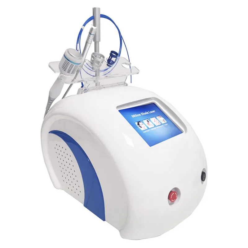 Multifunctional 980nm Bloodshot Removing Laser Spider Vein/Capillary Varicose Removal Machine Laser Skin Rejuvenation Gray Nail