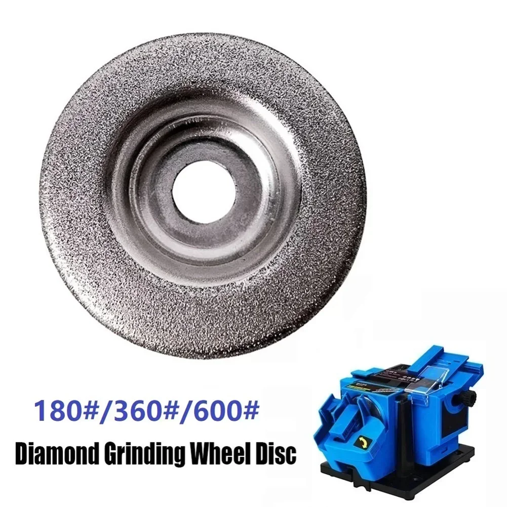 1 Piece 56mm 180/360/600# Grit Grinding Machine Diamond Grinding Wheel Electric Multifunctional Sharpener Replacement Accessory